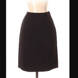 Ellen Tracy Black Wool Skirt, Size 2, NWT